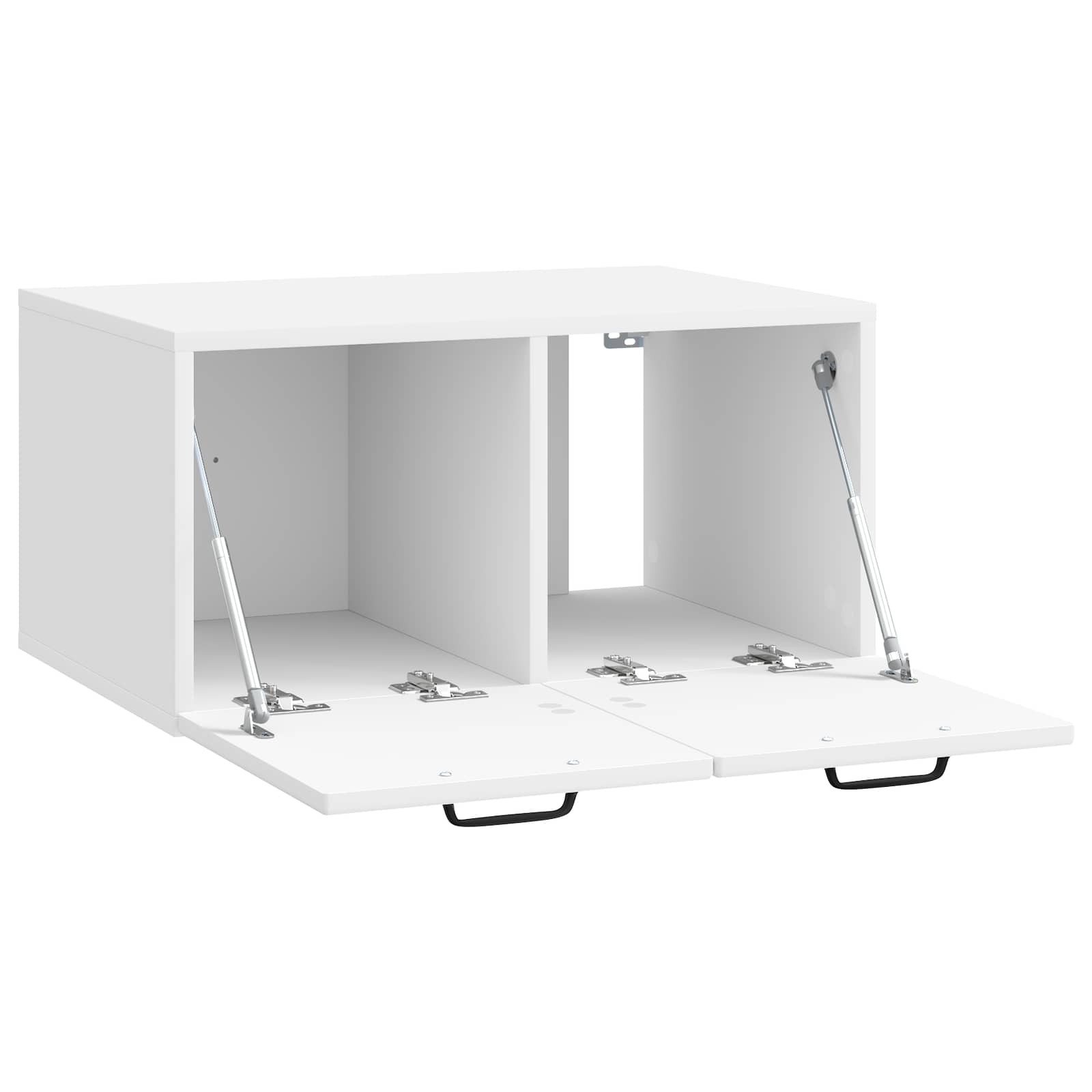 TV ormar za zid Zidne Bijela visokog sjaja 59,5 x 41 x 30 cm