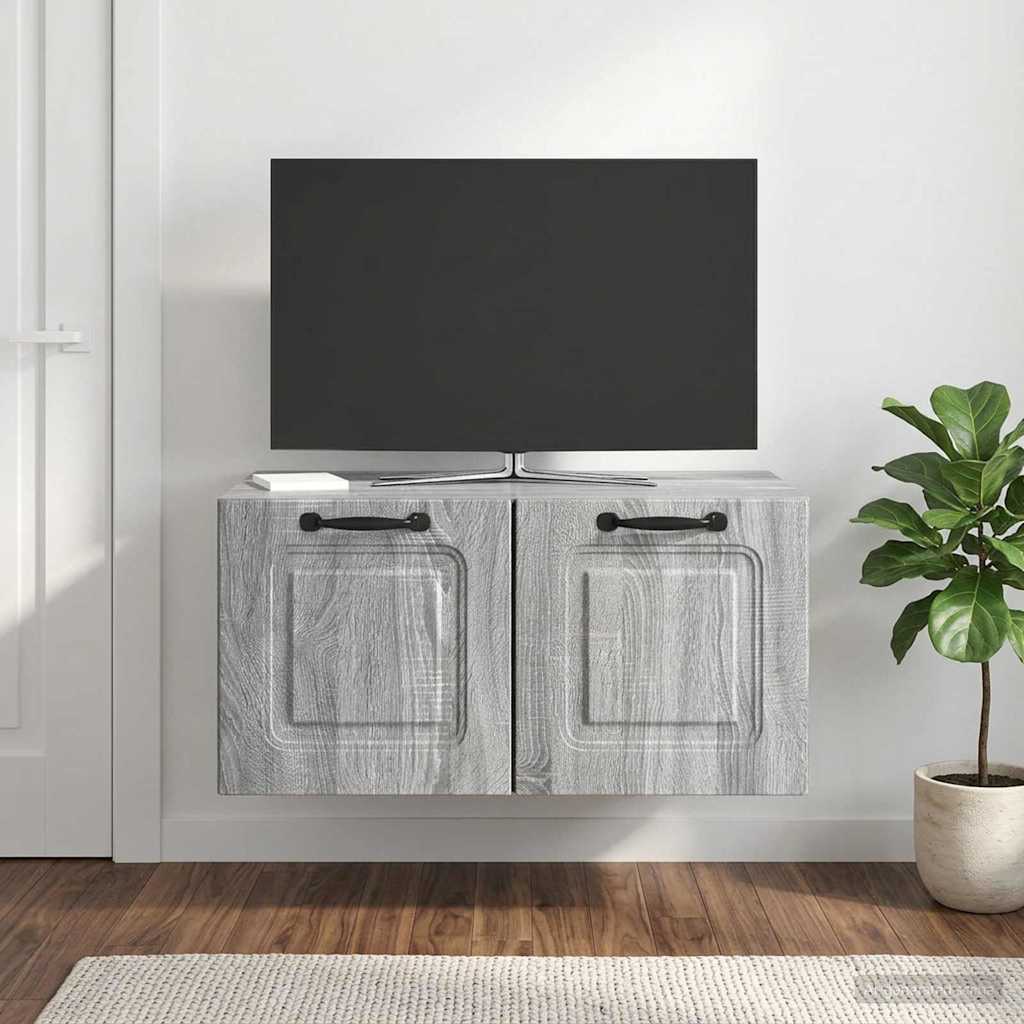 TV ormar za zid Siva sonoma 59,5 x 41 x 30 cm Konstruirano drvo