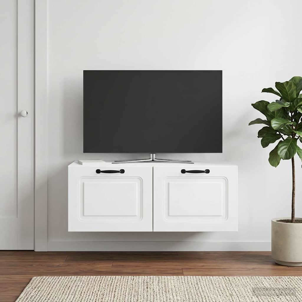 TV ormar za zid Bijela 78,5 x 41 x 30 cm Konstruirano drvo