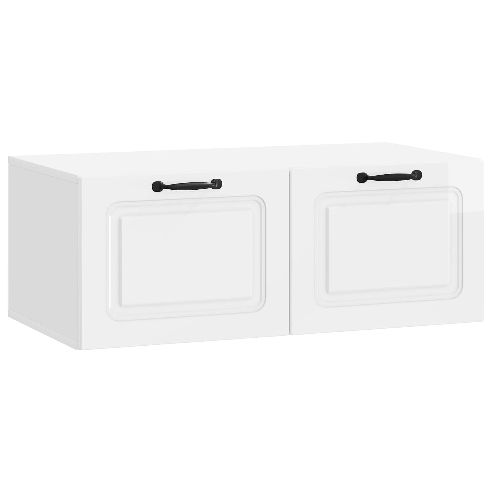 TV ormar za zid Zidne Bijela visokog sjaja 78,5 x 41 x 30 cm