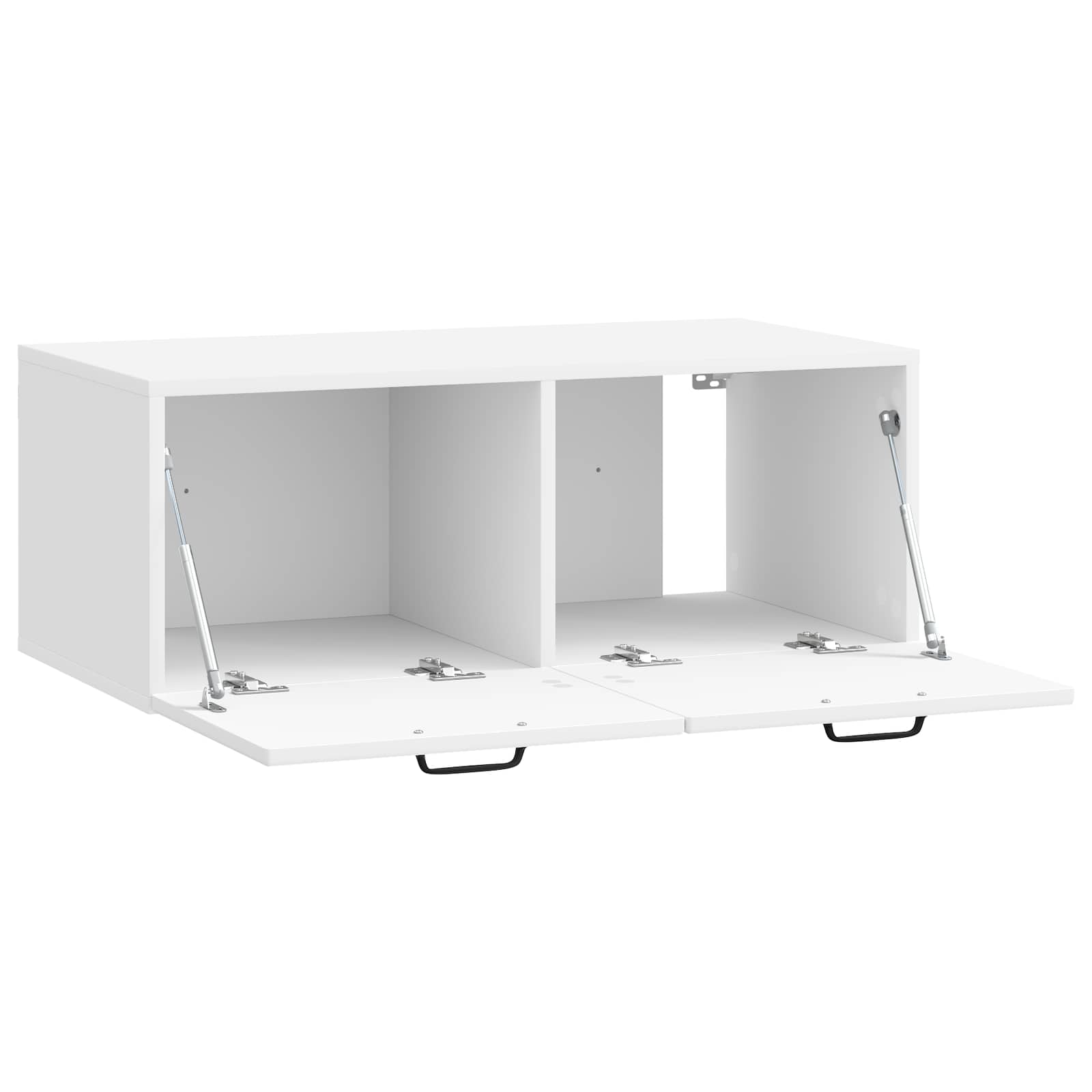 TV ormar za zid Zidne Bijela visokog sjaja 78,5 x 41 x 30 cm