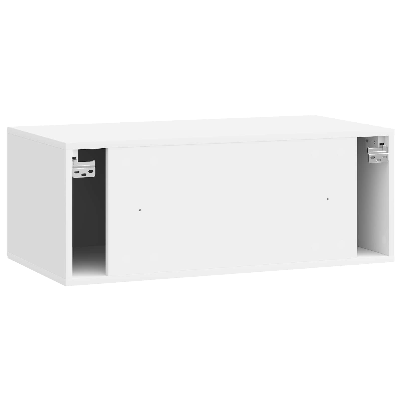 TV ormar za zid Zidne Bijela visokog sjaja 78,5 x 41 x 30 cm