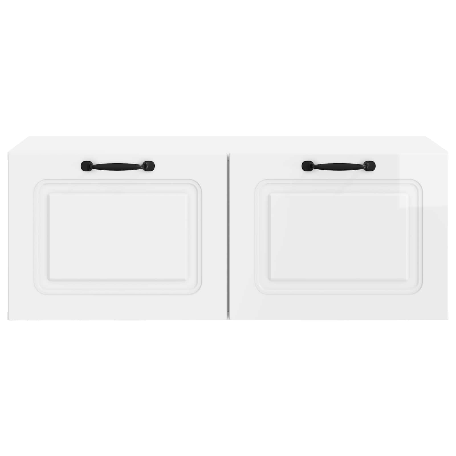 TV ormar za zid Zidne Bijela visokog sjaja 78,5 x 41 x 30 cm