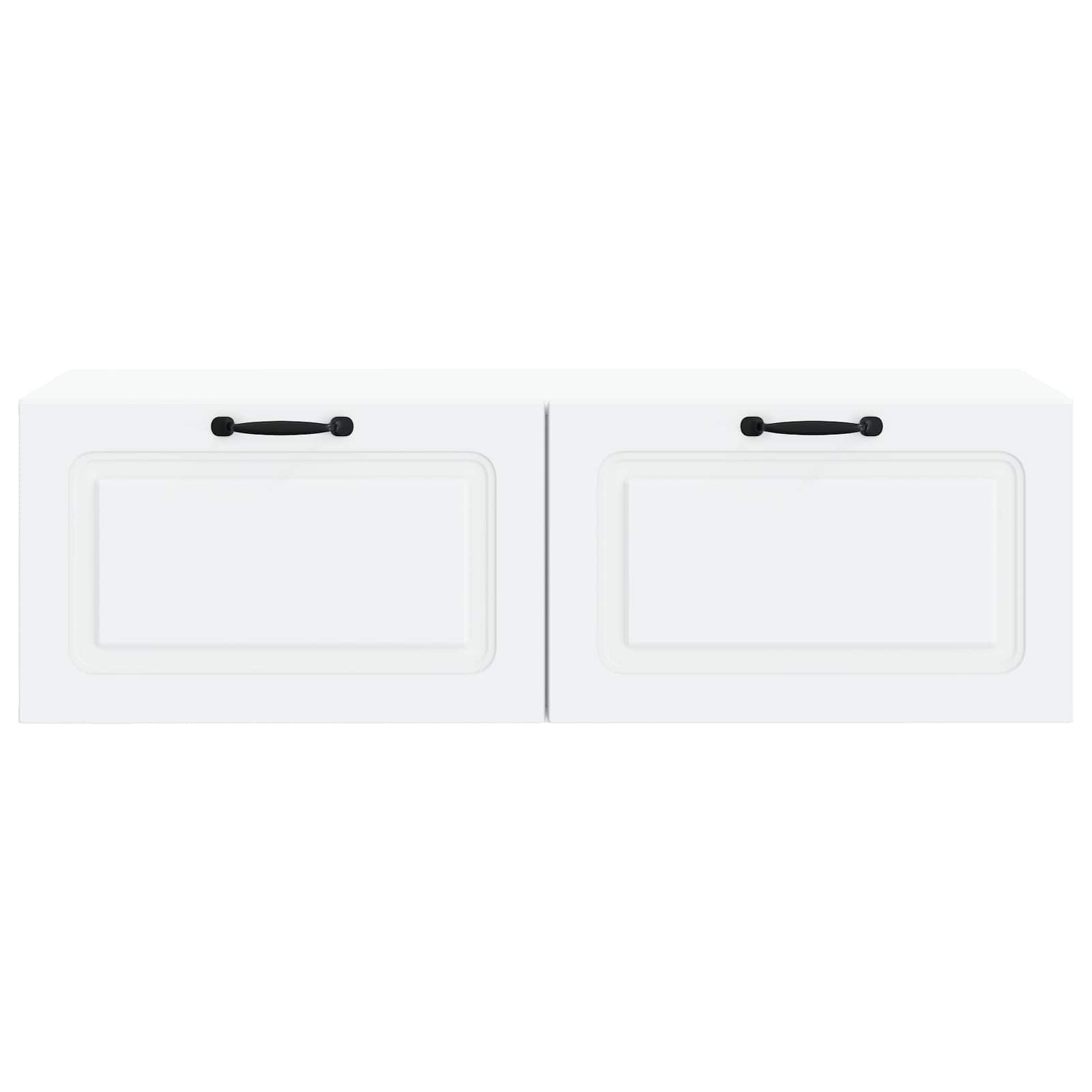 TV ormar za zid Zidne Bijela 98 x 41 x 30 cm Konstruirano drvo