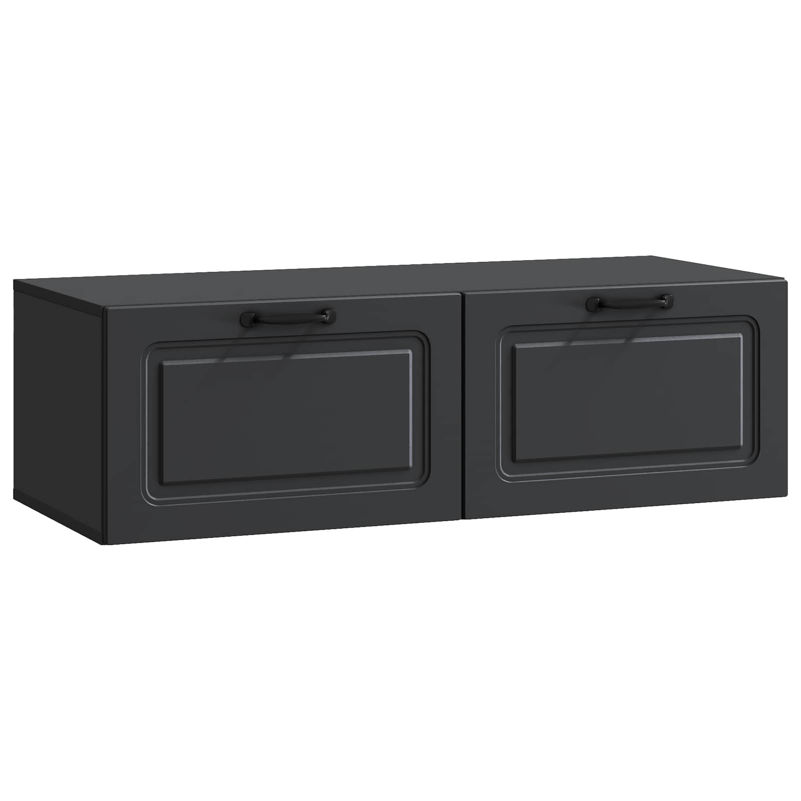 TV ormar za zid Zidne Crna 98 x 41 x 30 cm Konstruirano drvo