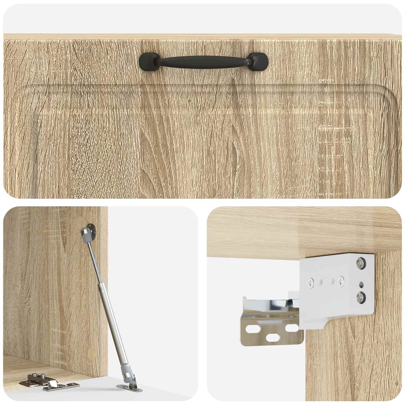 TV ormar za zid Hrast sonoma 98 x 41 x 30 cm Konstruirano drvo