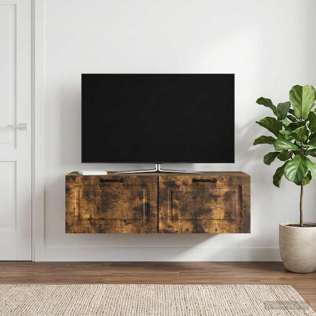 TV ormar za zid Zidne Dimljeni hrast 98 x 41 x 30 cm