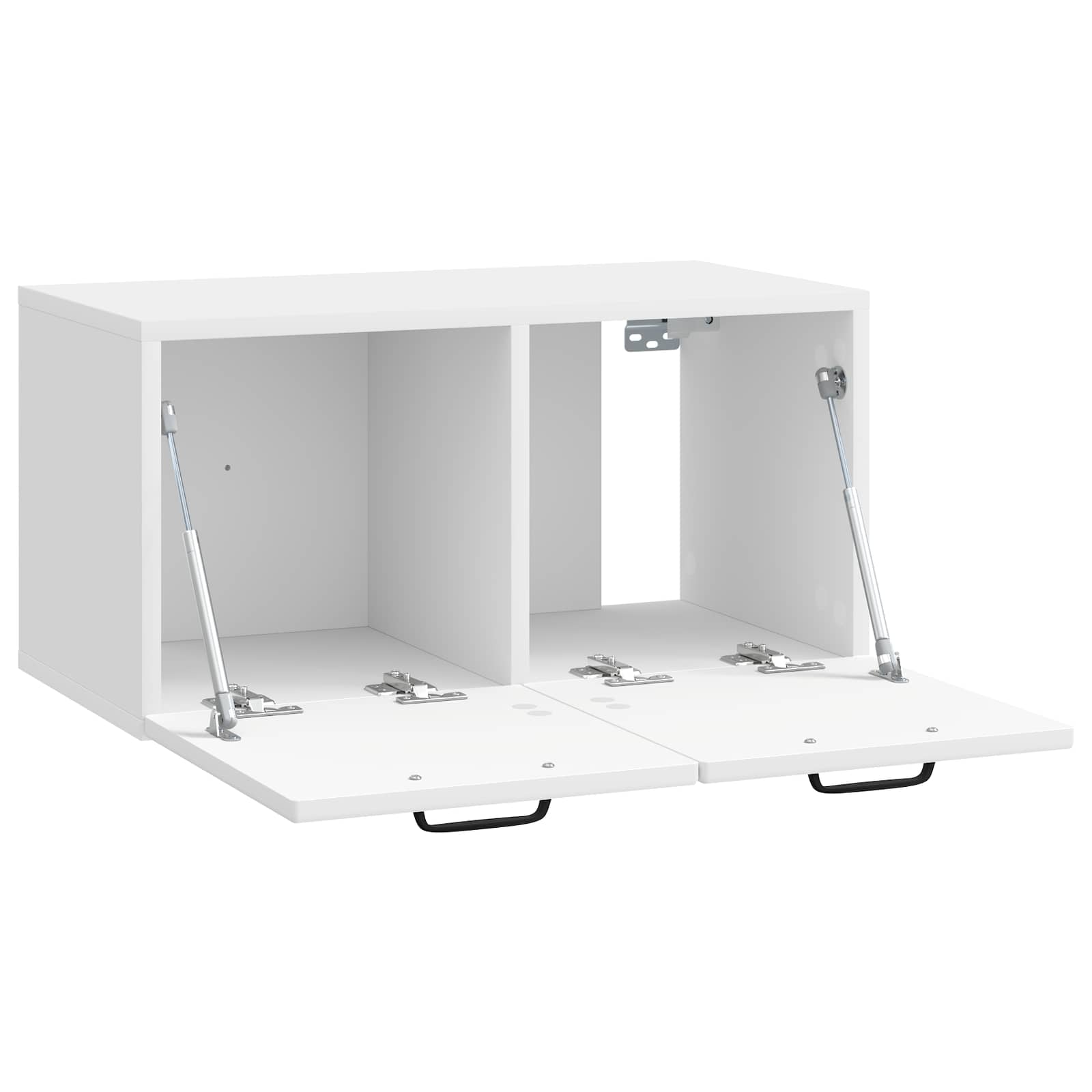 TV ormar za zid Zidne Bijela visokog sjaja 59,5 x 31 x 30 cm