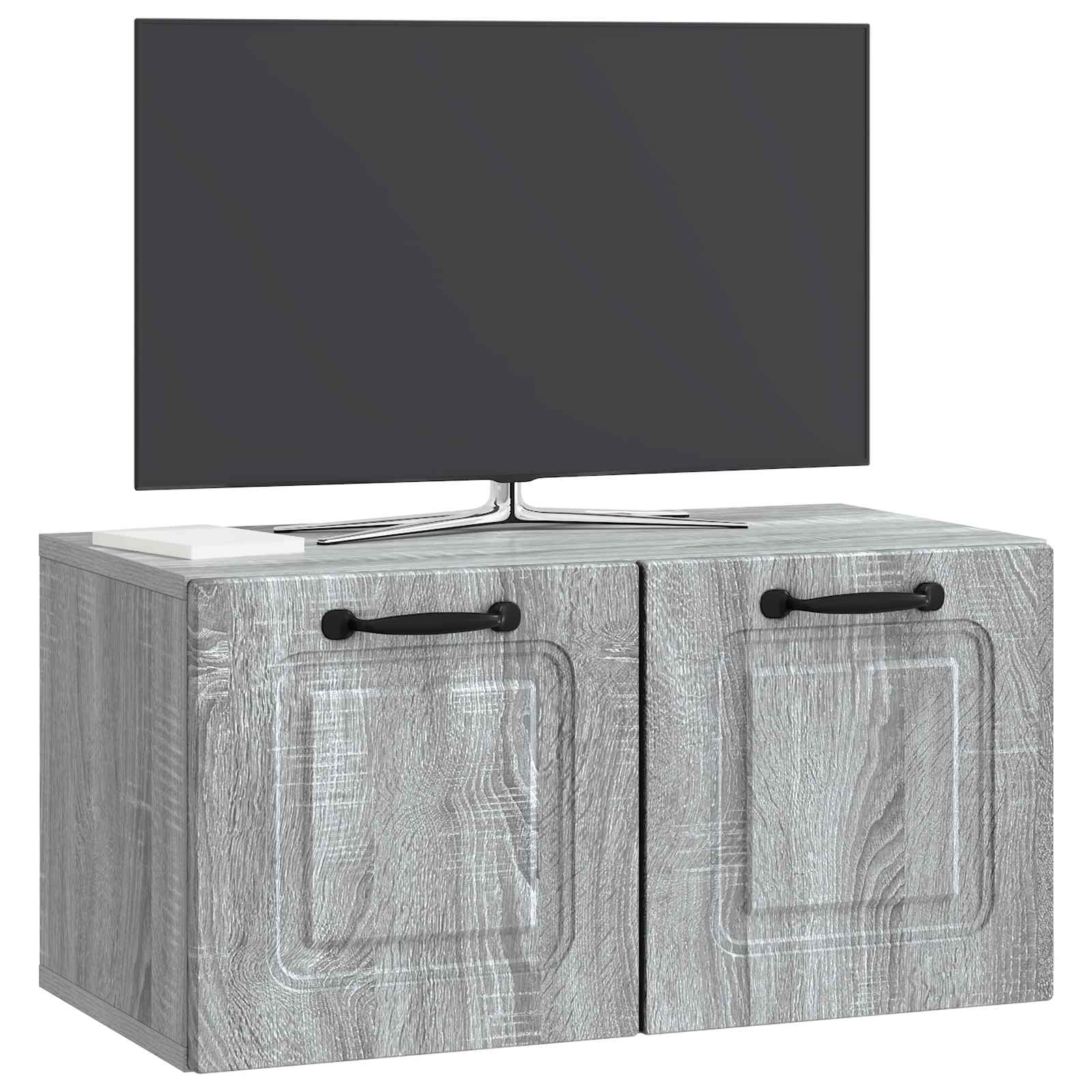 TV ormar za zid Siva sonoma 59,5 x 31 x 30 cm Konstruirano drvo