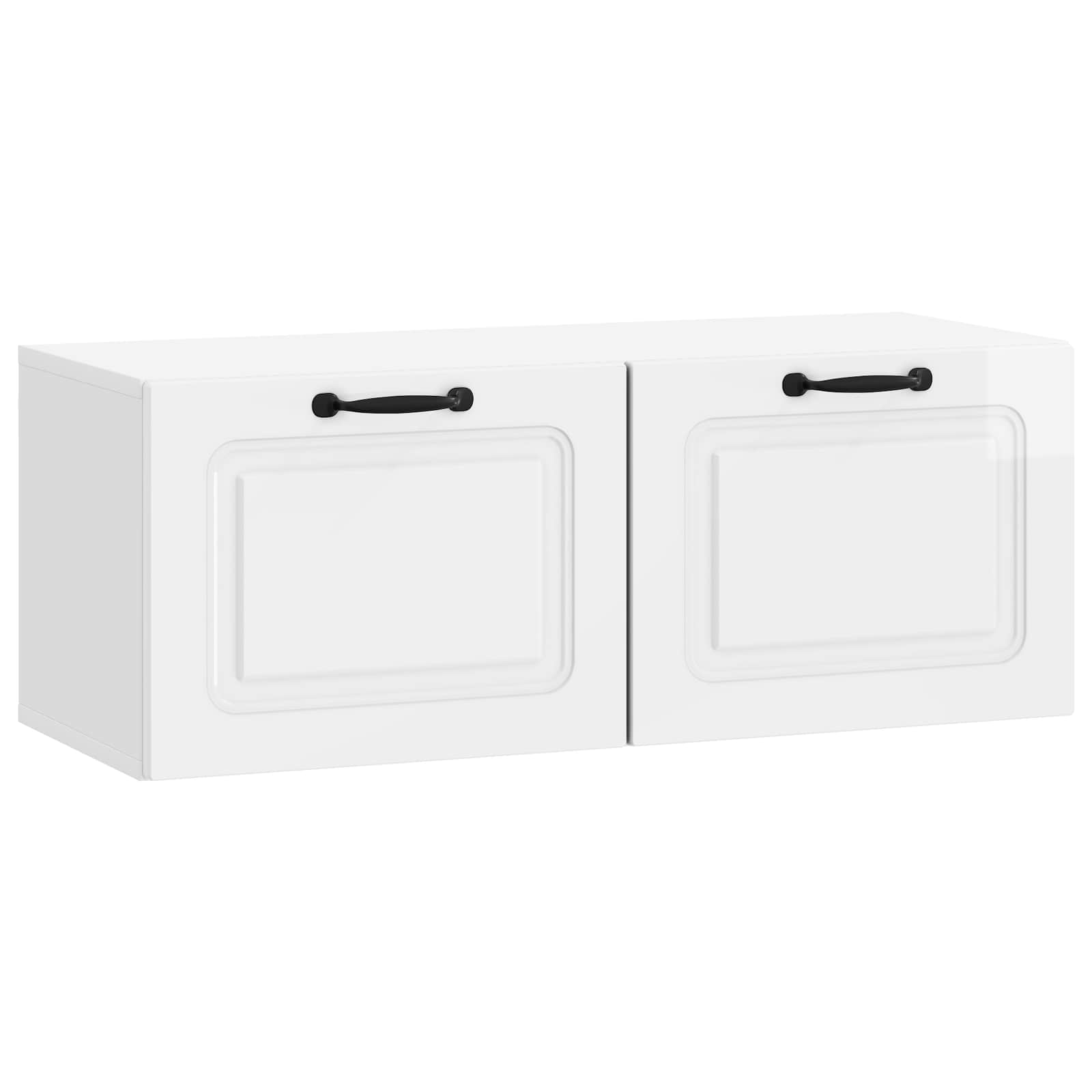 TV ormar za zid Zidne Bijela visokog sjaja 78,5 x 31 x 30 cm