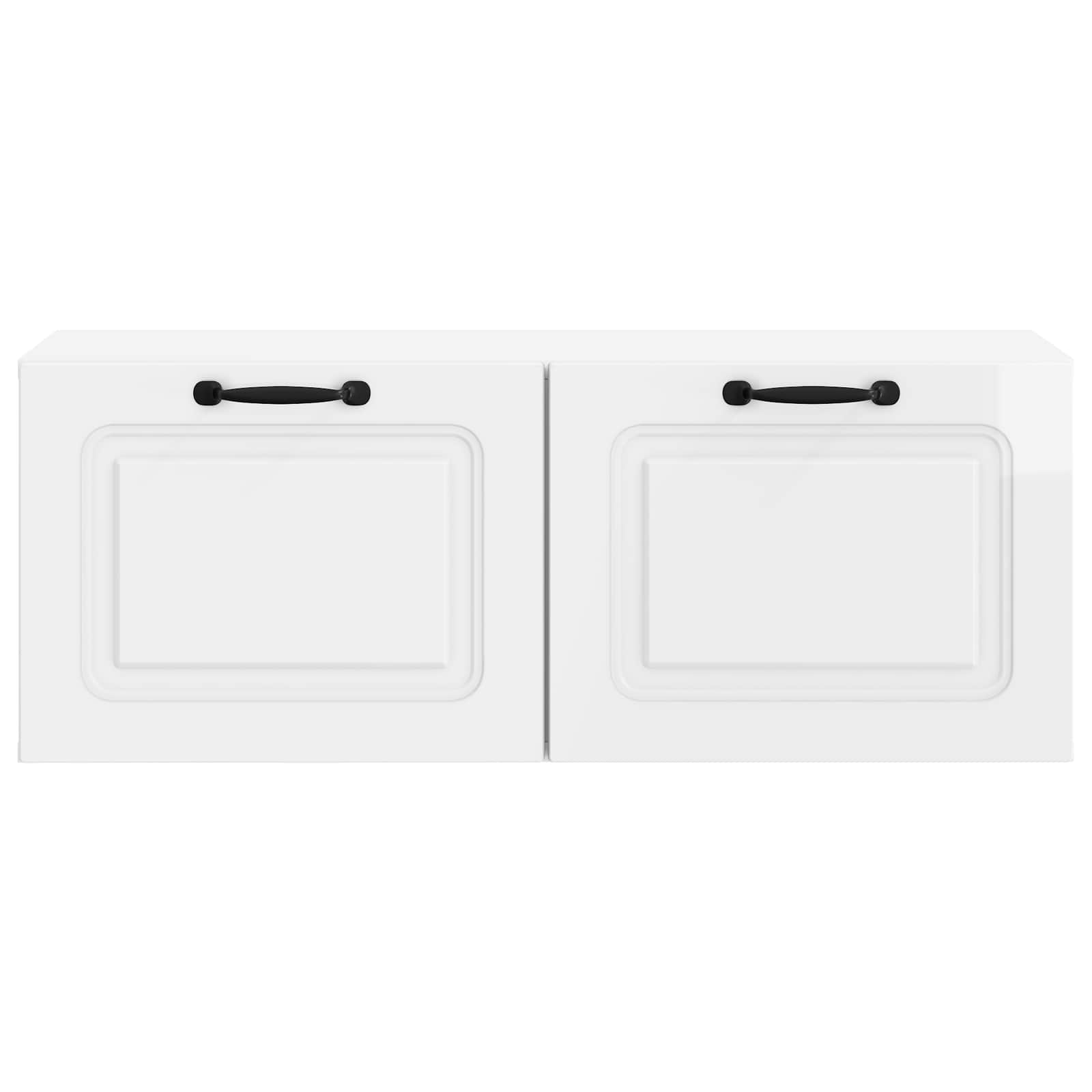 TV ormar za zid Zidne Bijela visokog sjaja 78,5 x 31 x 30 cm