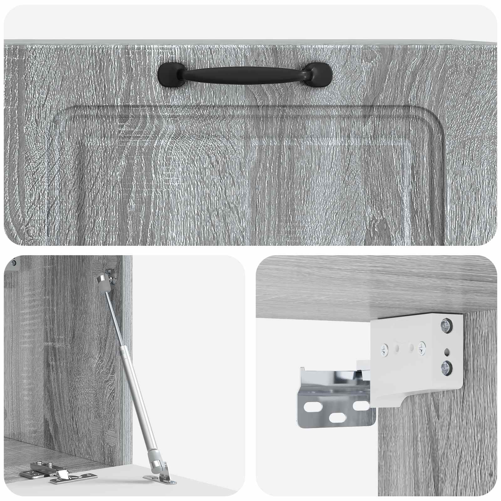 TV ormar za zid Siva sonoma 78,5 x 31 x 30 cm Konstruirano drvo