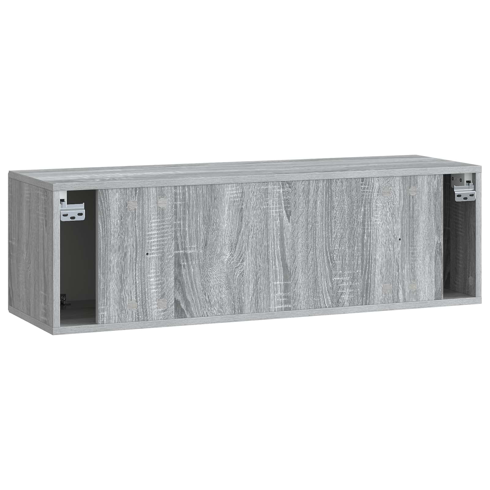 TV ormar za zid Siva sonoma 98 x 31 x 30 cm Konstruirano drvo