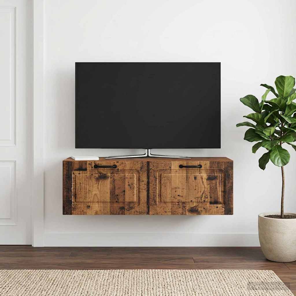 TV ormar za zid Staro drvo 98 x 31 x 30 cm Konstruirano drvo
