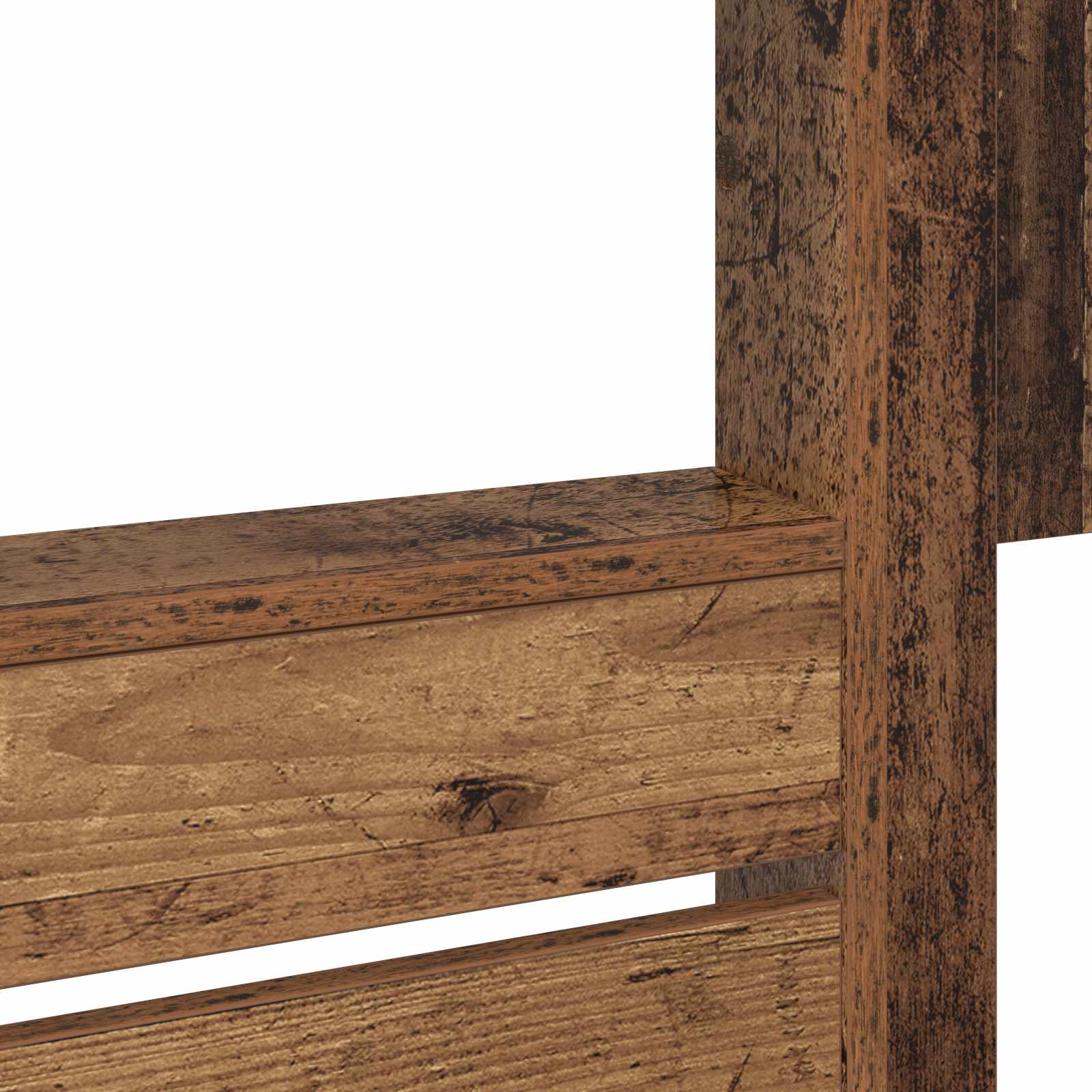 Krevet na kat za djecu Staro drvo 90 x 200 cm Konstruirano drvo