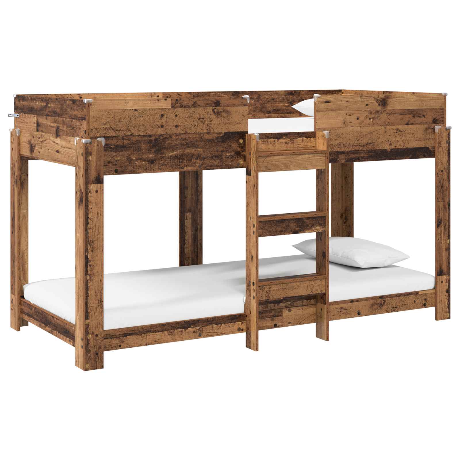 Krevet na kat za djecu Staro drvo 90 x 190 cm Konstruirano drvo
