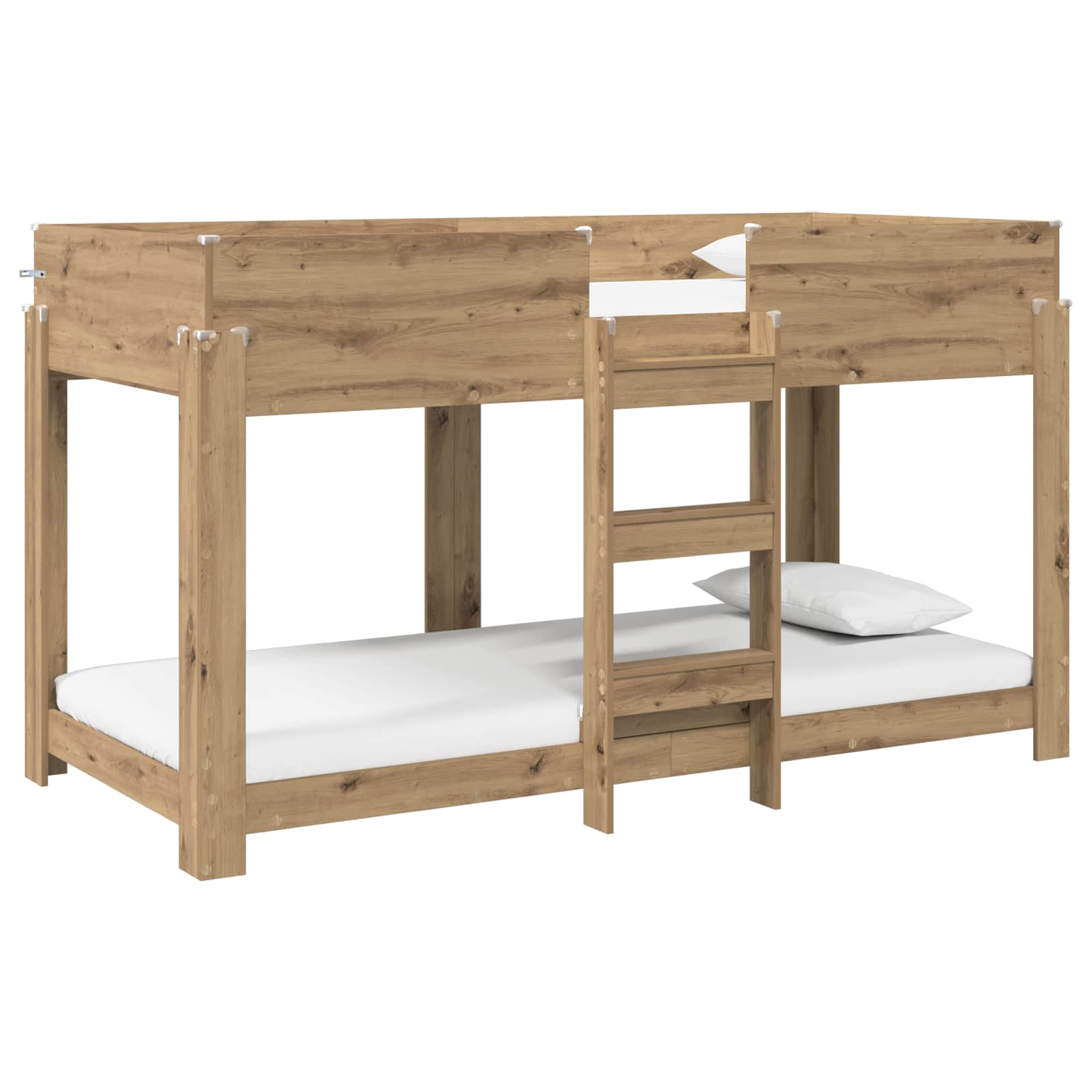 Krevet na kat za djecu Umjetnički hrast 90 x 190 cm