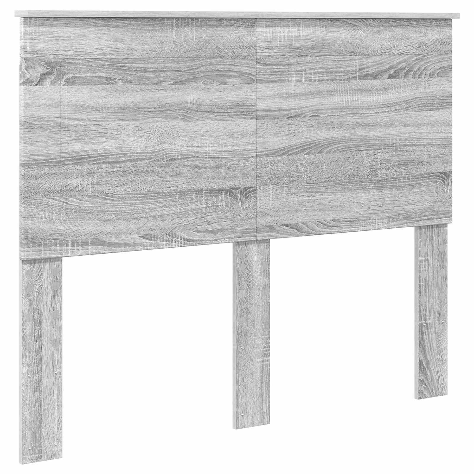 Krevetna konstrukcija s uzglavljem Siva Sonoma 135 x 190 cm