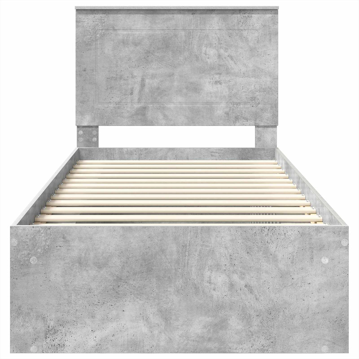 Krevetna konstrukcija s ladicama Betonska siva 100 x 200 cm