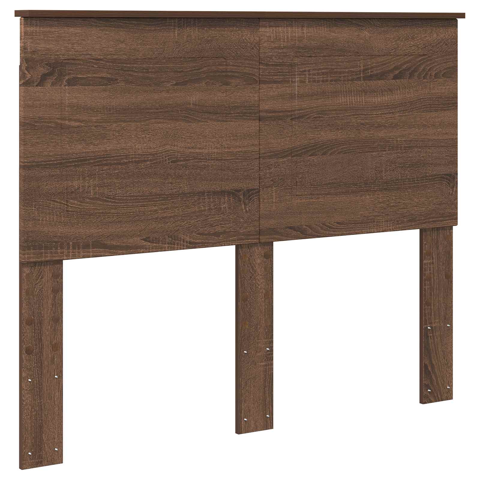 Krevetna konstrukcija Smeđi hrast 135 x 190 cm Inženjersko Drvo