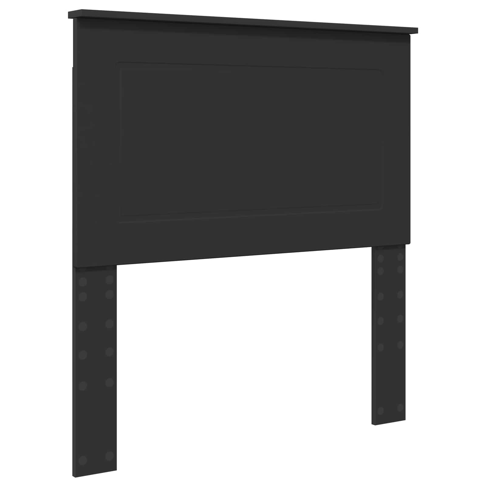 Krevetna konstrukcija Crna 90 x 190 cm Inženjersko Drvo