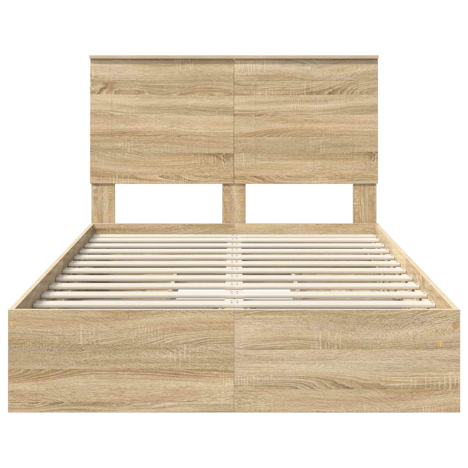 Krevet s od storage Sonoma hrast 120 x 200 cm Konstruirano drvo