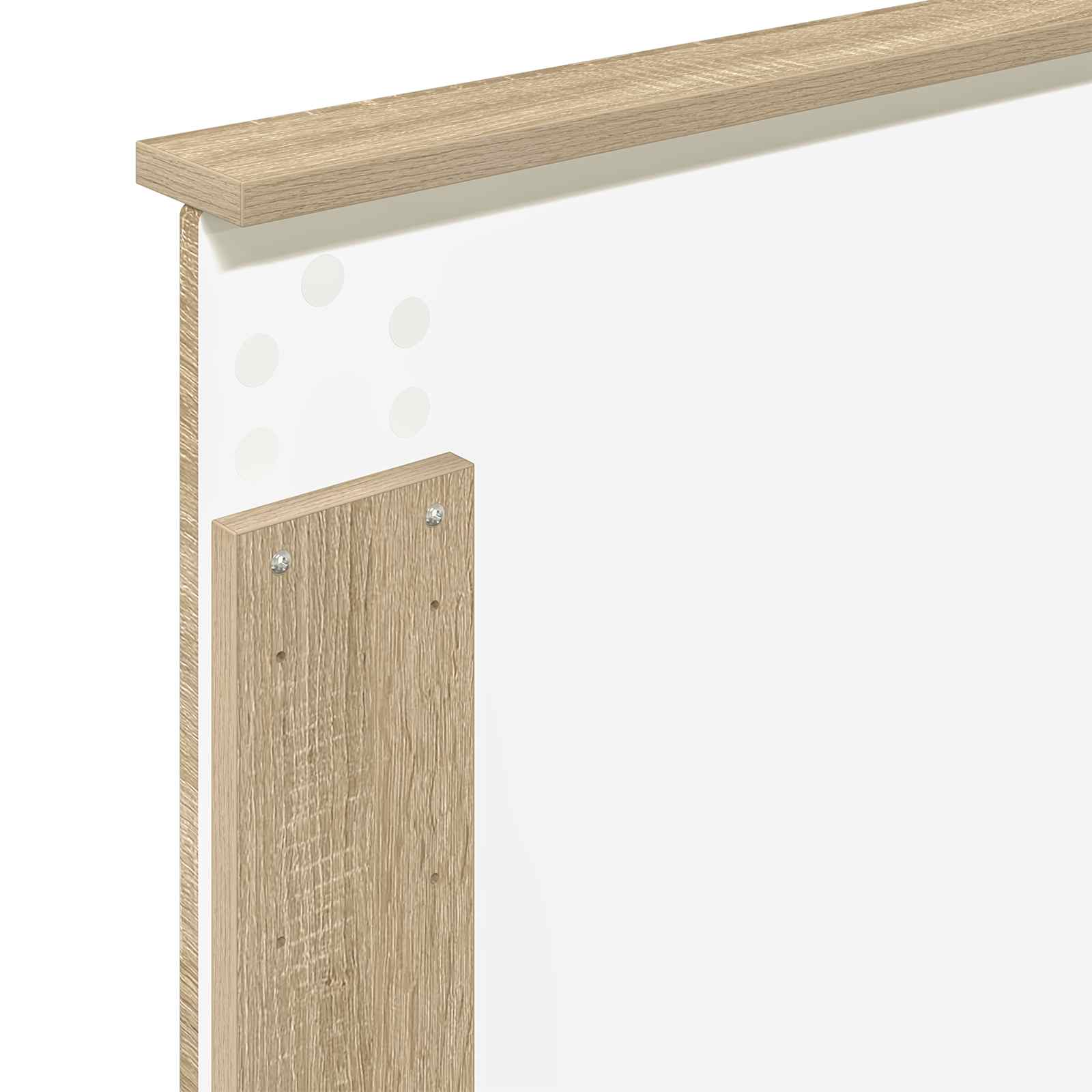 Krevet s od storage Sonoma hrast 90 x 200 cm Konstruirano drvo