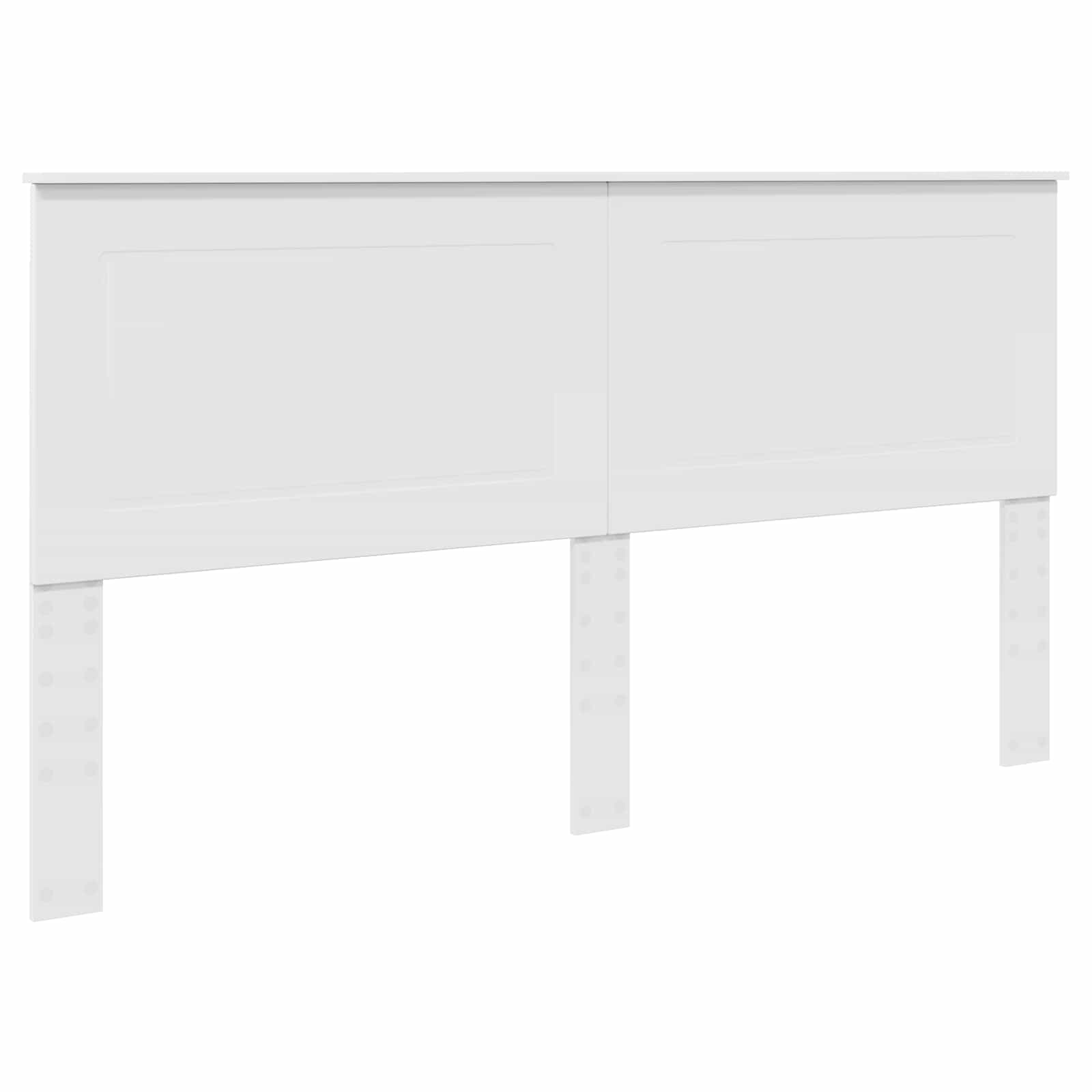 Krevetna konstrukcija Bijelo 200 x 200 cm Konstruirano drvo