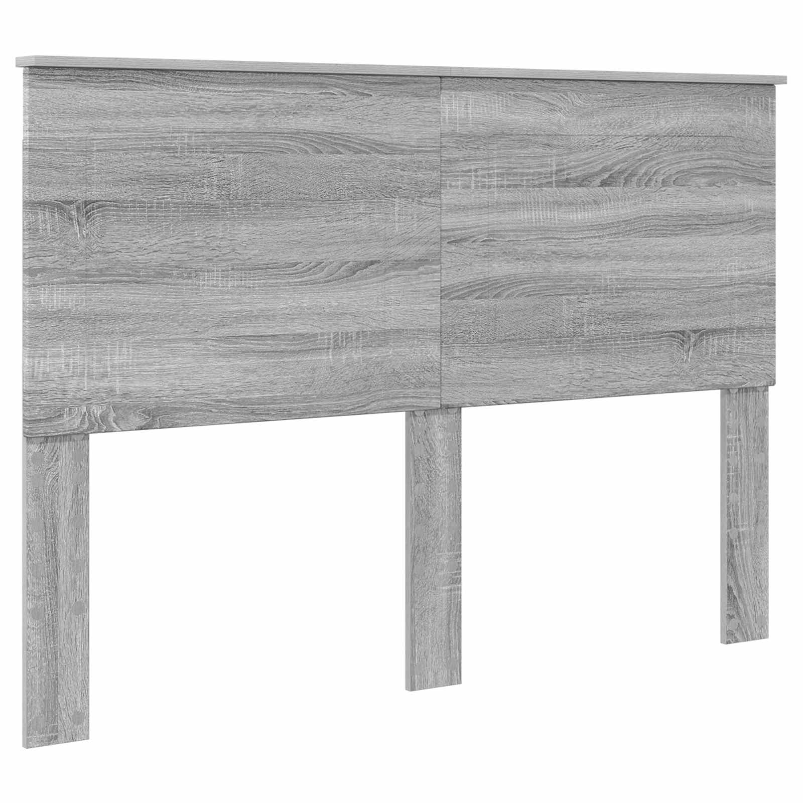 Krevetna konstrukcija s uzglavljem Siva Sonoma 150 x 200 cm
