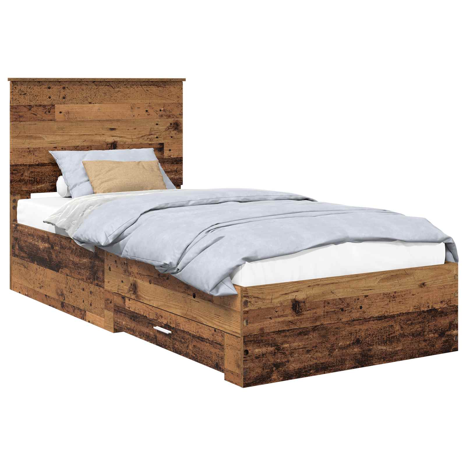 Krevetna konstrukcija Staro drvo 100 x 200 cm Konstruirano drvo