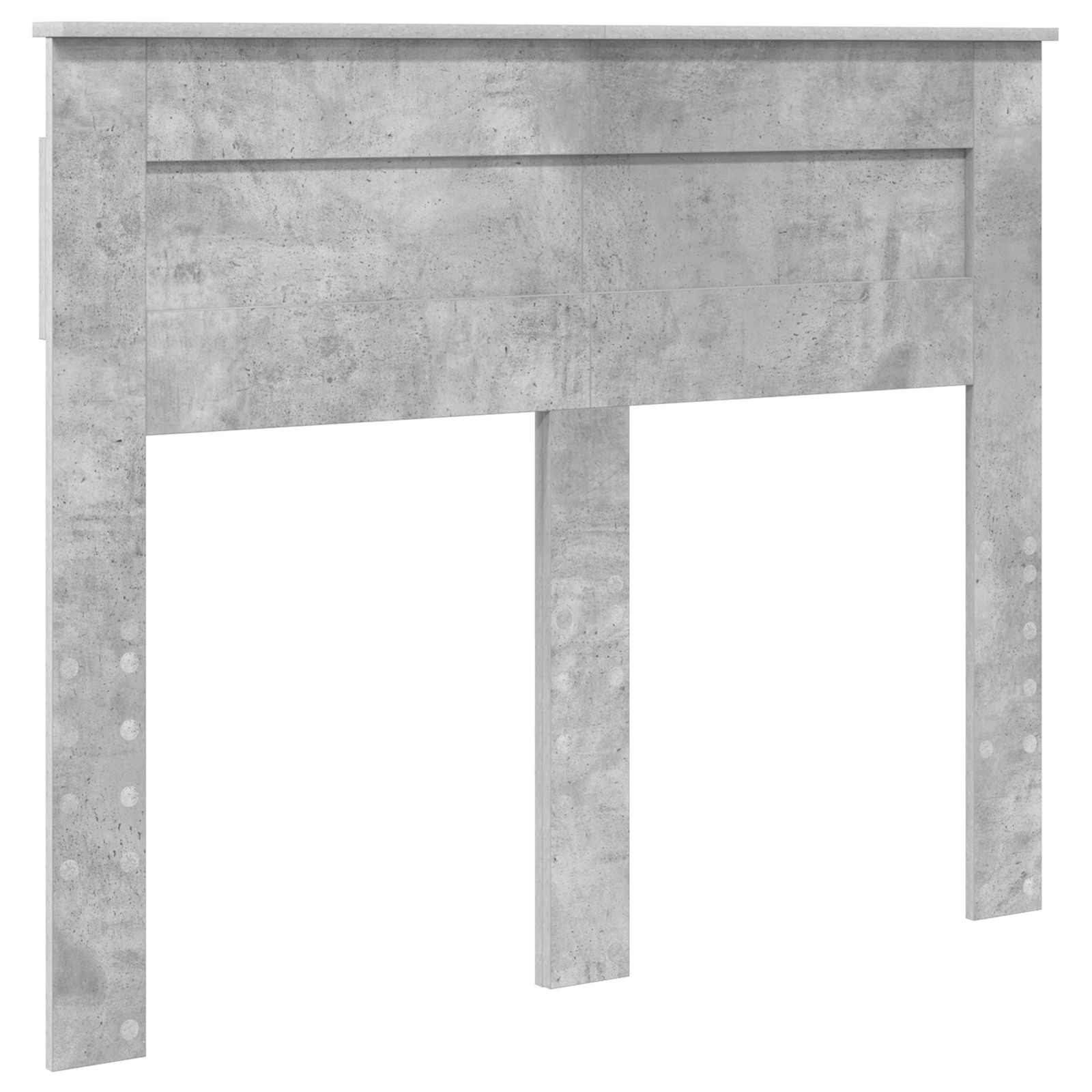 Krevetna konstrukcija Beton 120 x 190 cm Čvrsto borovo drvo