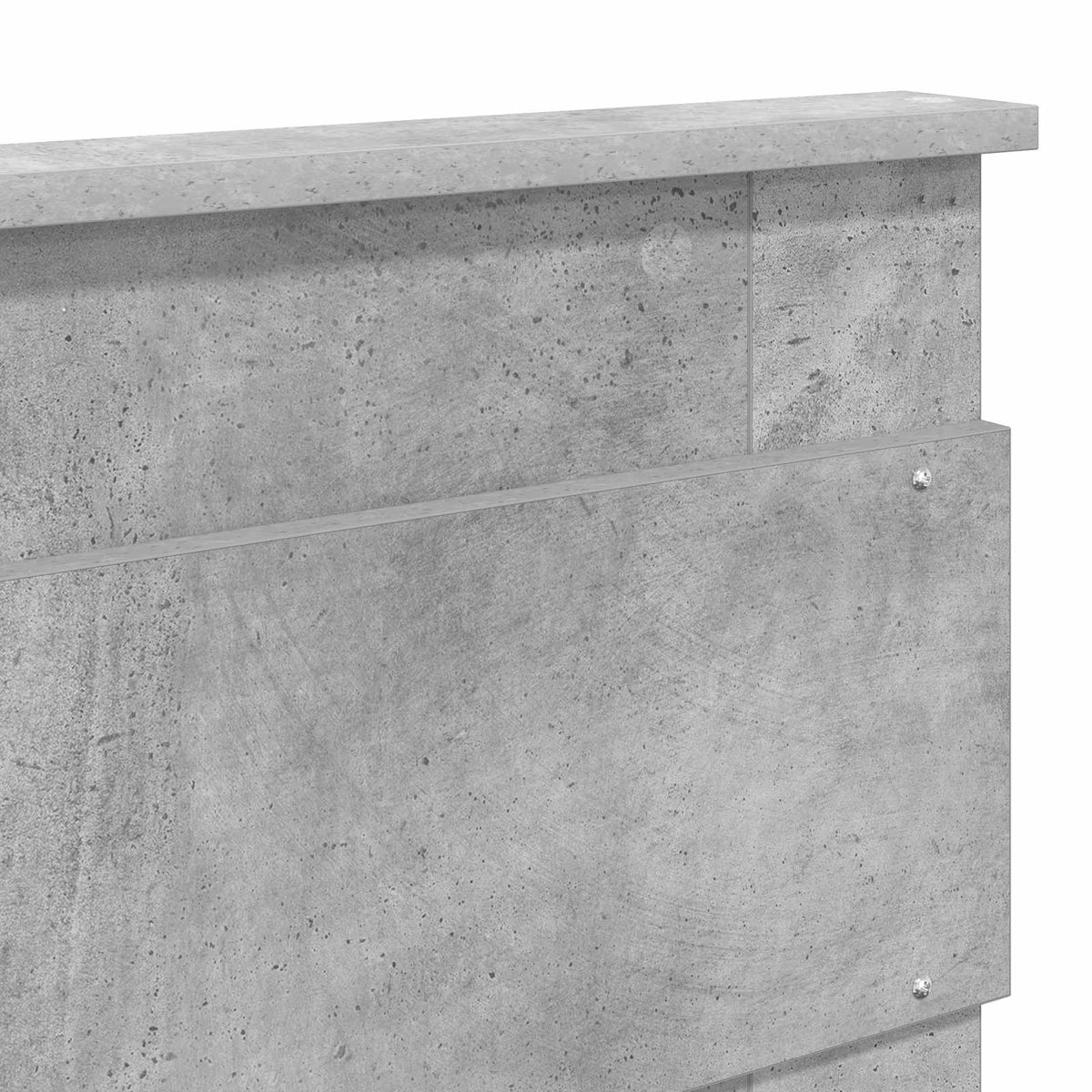 Krevet s od storage s ladicama Betonski sivi 200 x 200 cm