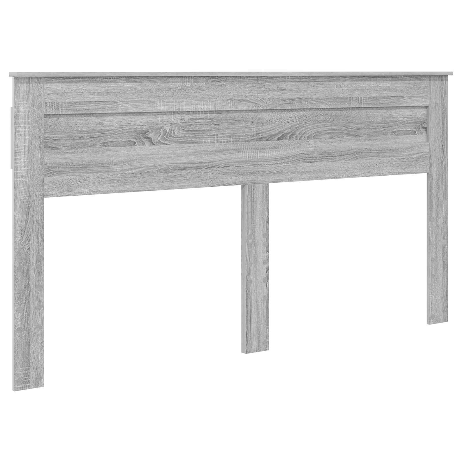 Krevet s od storage Siva Sonoma 200 x 200 cm Konstruirano drvo