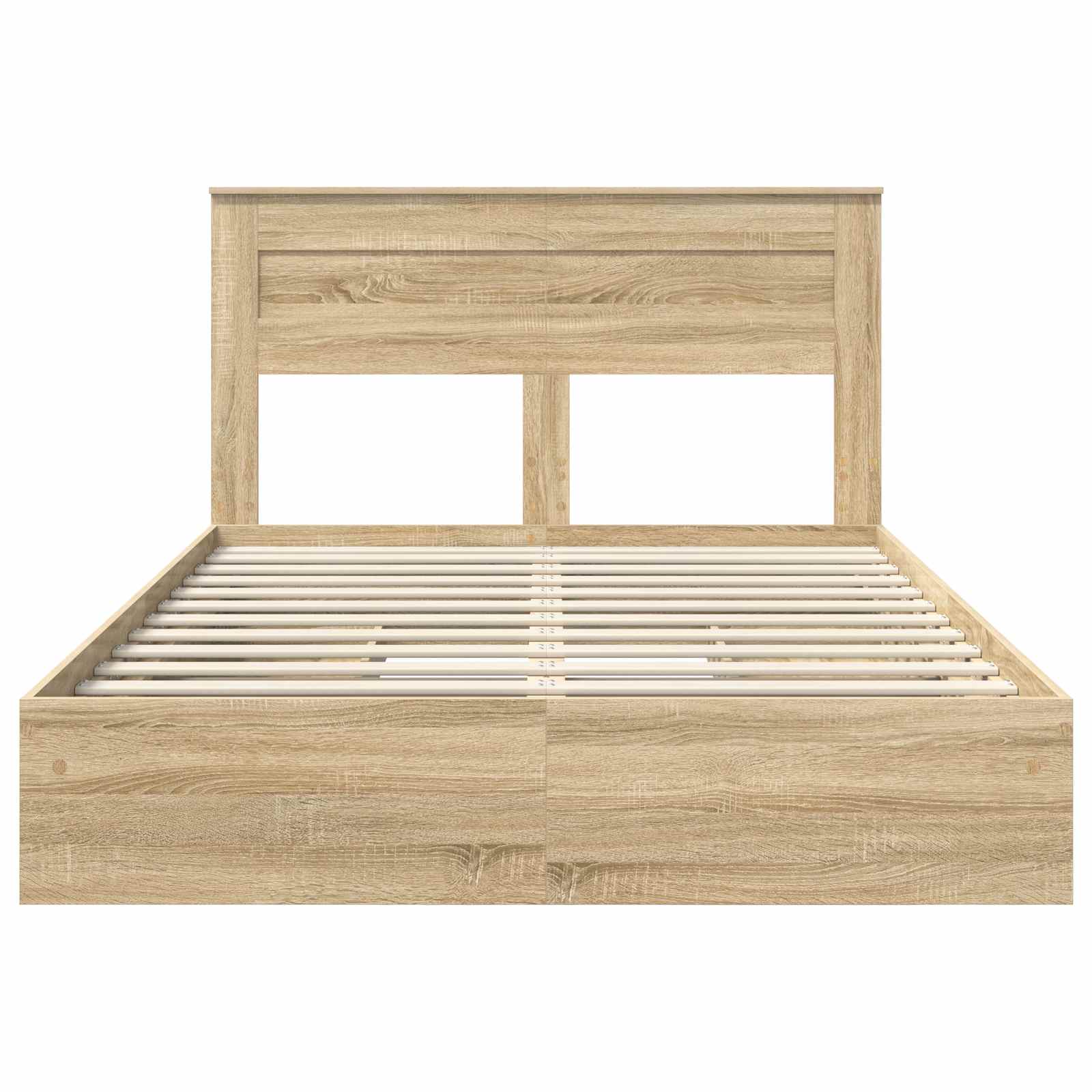 Krevet s od storage Sonoma hrast 160 x 200 cm Konstruirano drvo