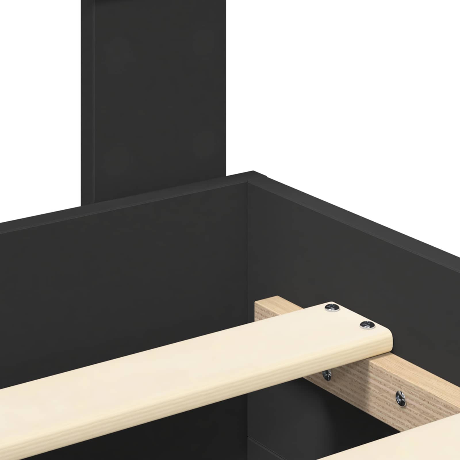 Krevetna konstrukcija s uzglavljem Sonoma hrast 200 x 200 cm