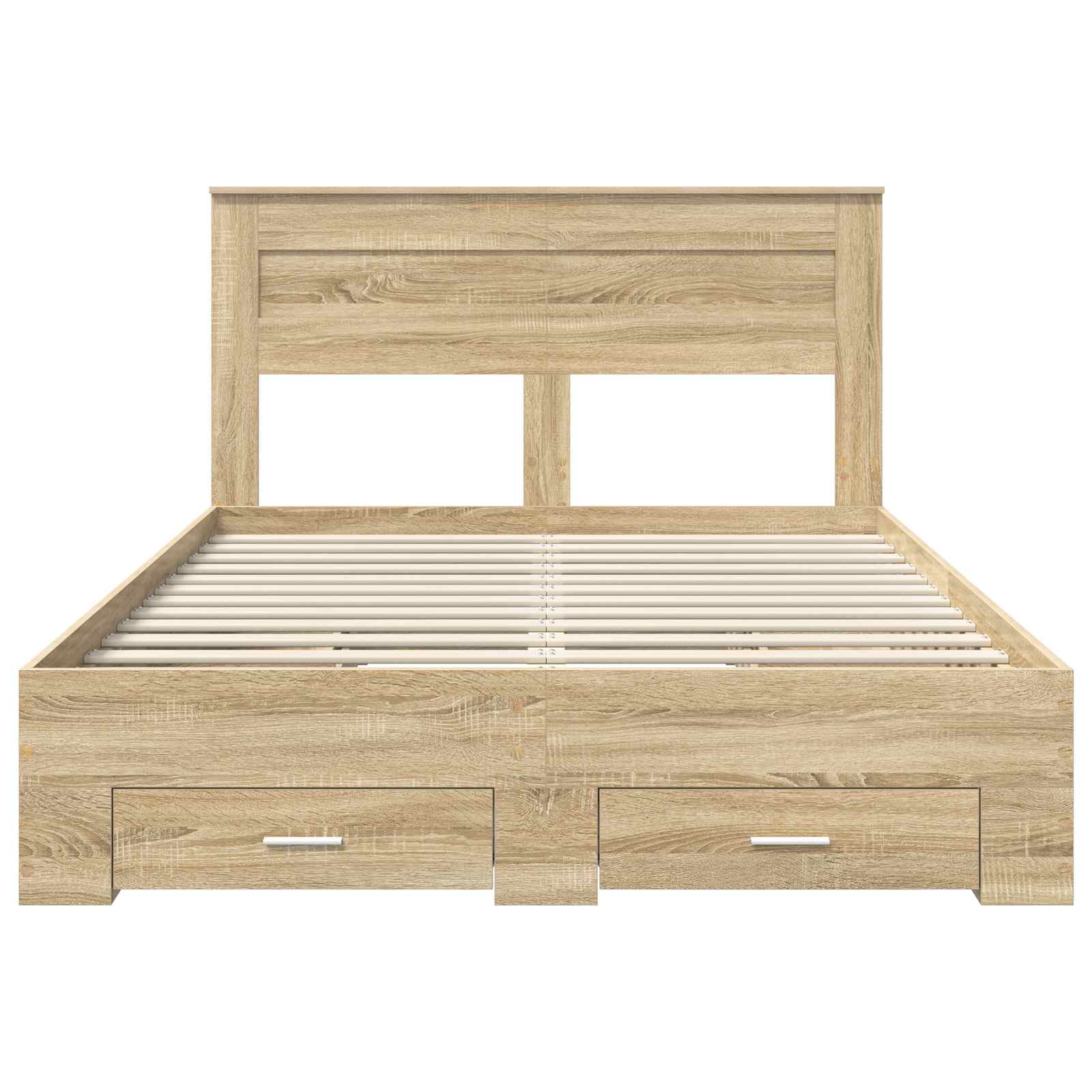 Krevetna konstrukcija s ladicama Sonoma hrast 150 x 200 cm