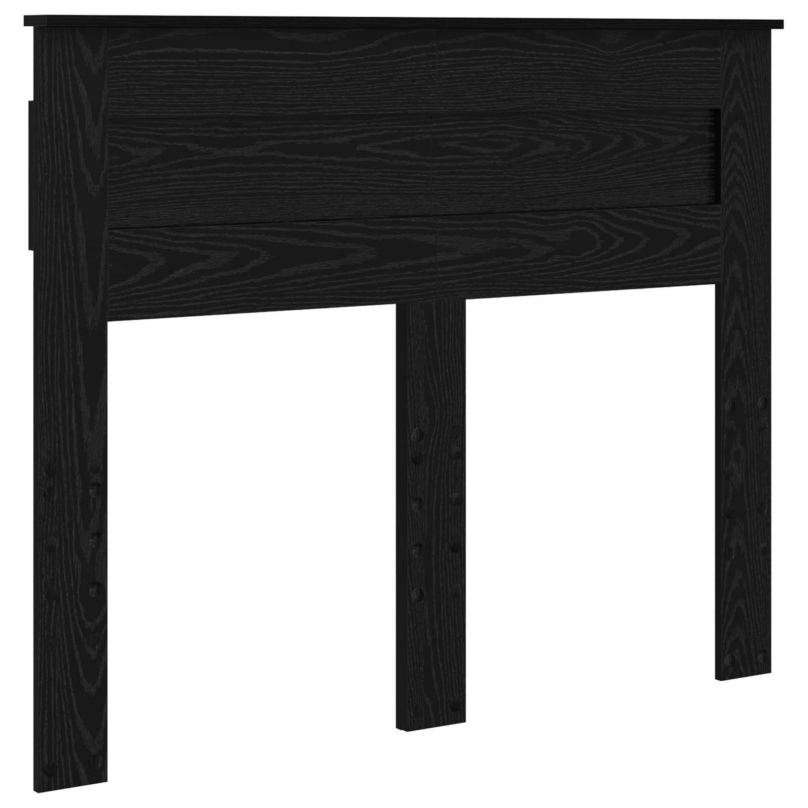 Krevetna konstrukcija Crni hrast 135 x 190 cm Konstruirano drvo