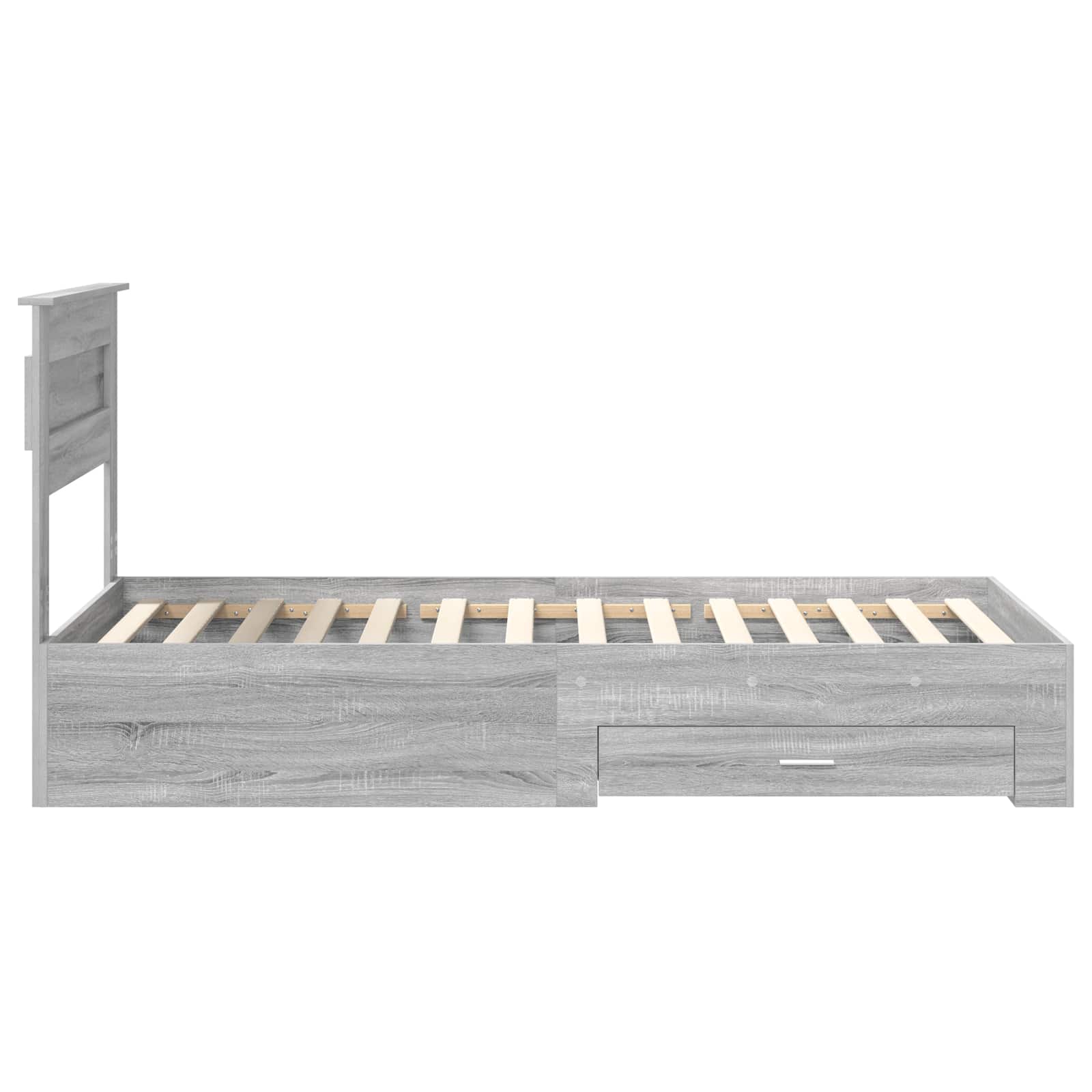 Krevetna konstrukcija Siva Sonoma 90 x 190 cm Konstruirano drvo