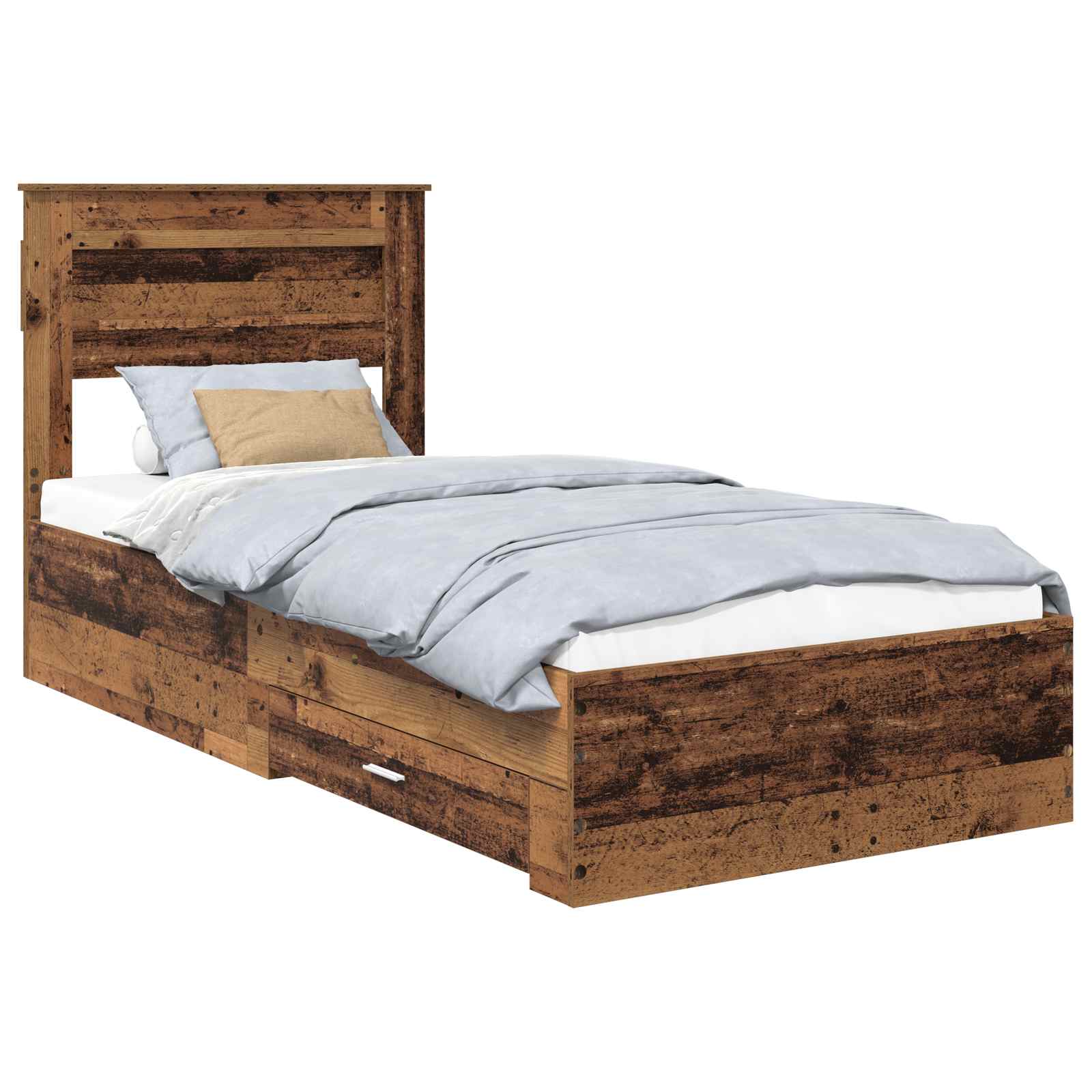 Krevetna konstrukcija Staro drvo 90 x 190 cm Konstruirano drvo
