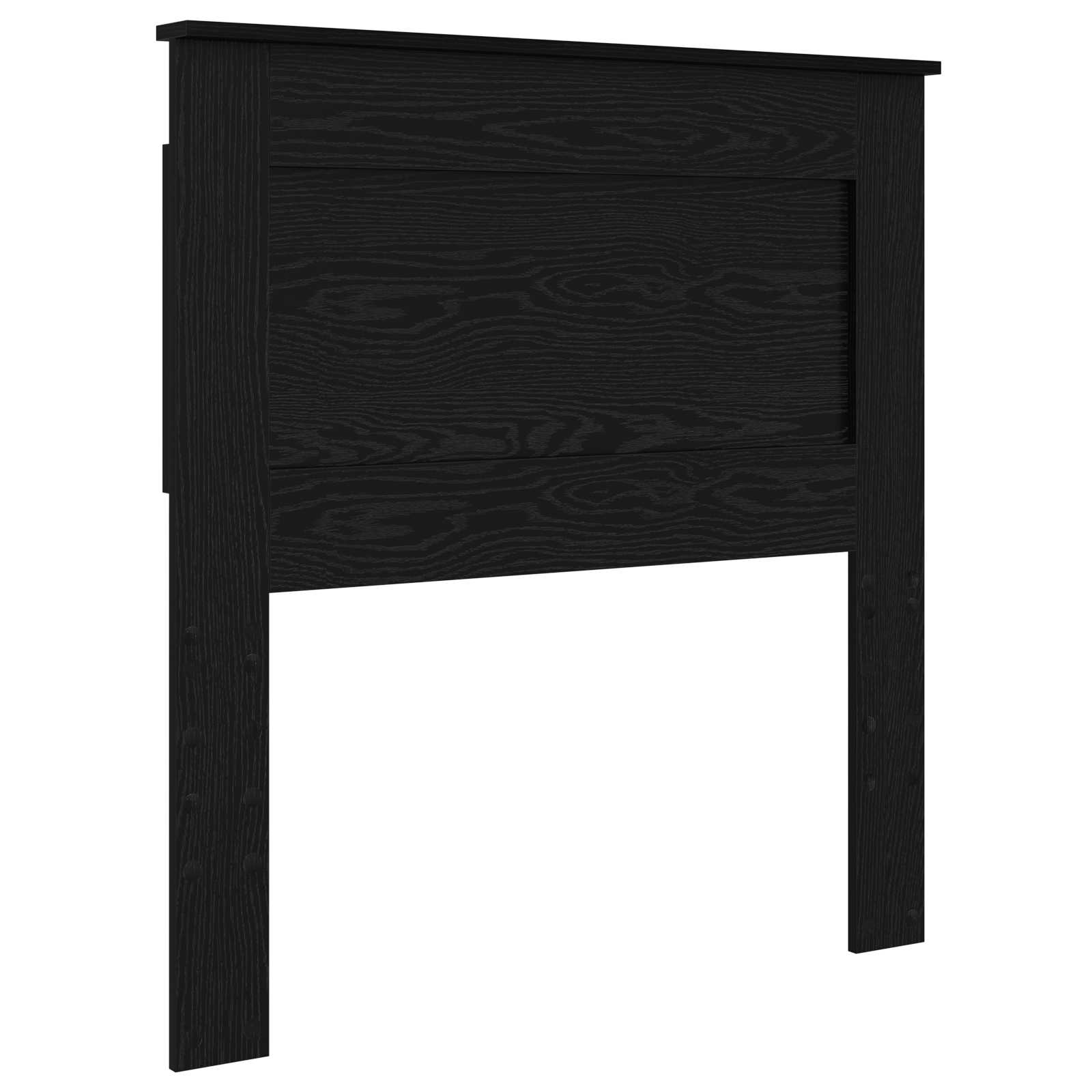 Krevetna konstrukcija Crna 90 x 200 cm Čvrsto borovo drvo