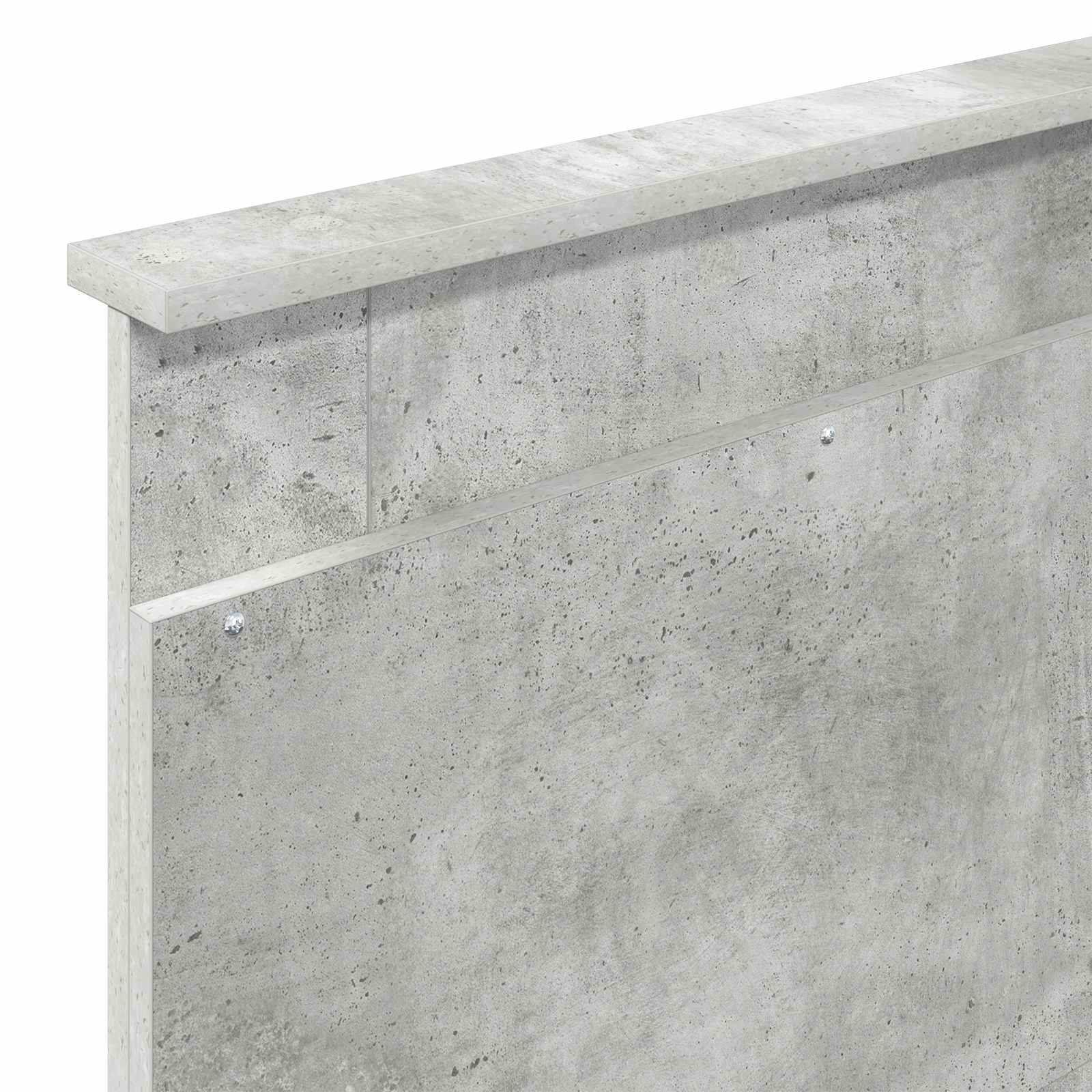 Krevetna konstrukcija Beton 90 x 200 cm Čvrsto borovo drvo
