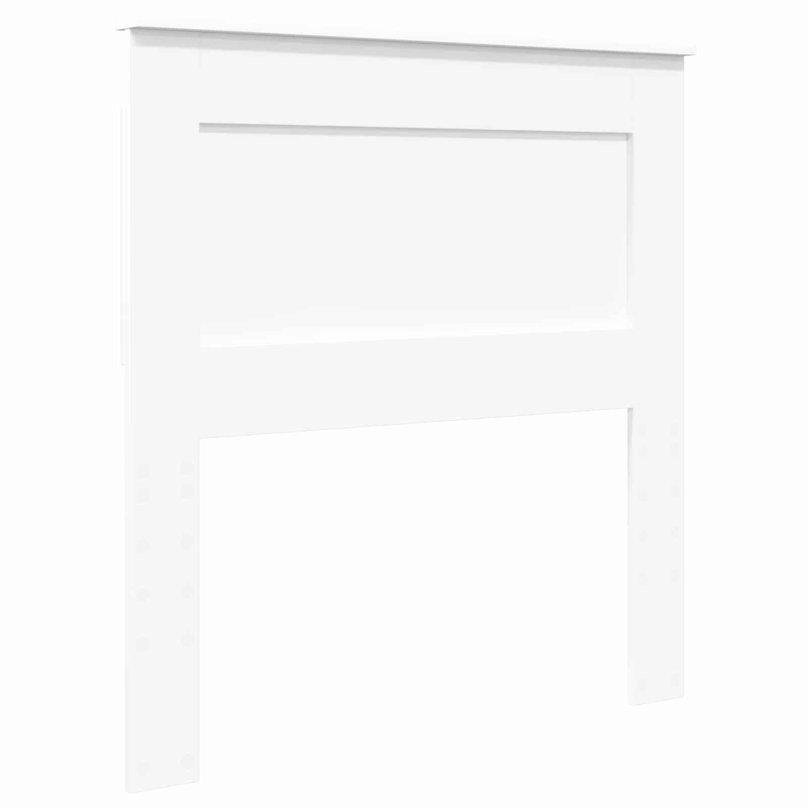 Krevetna konstrukcija Bijelo 75 x 190 cm Čvrsto borovo drvo