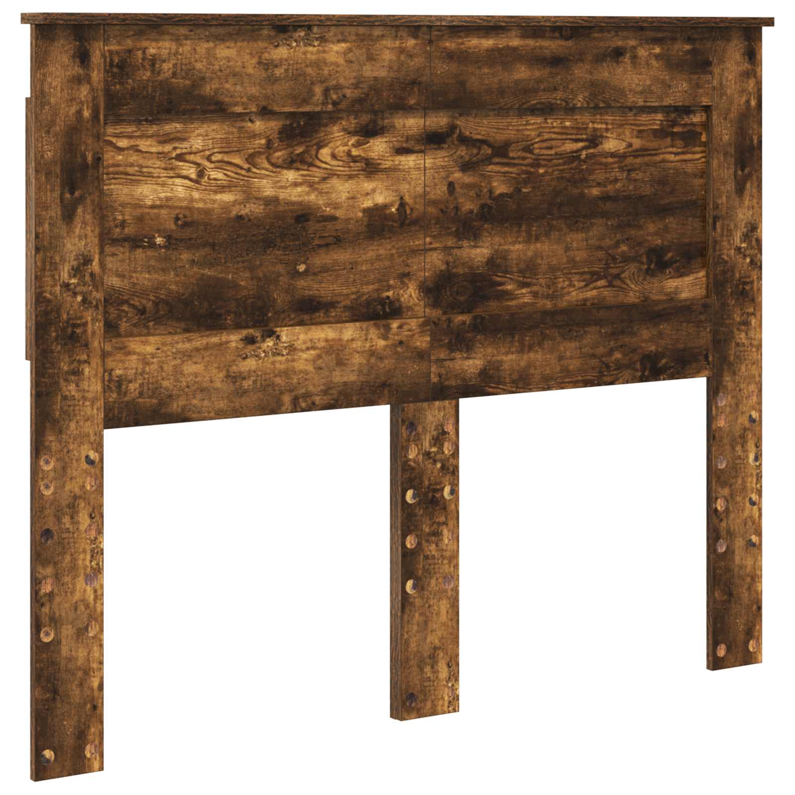 Krevet s od storage s uzglavljem Dimljeni hrast 135 x 190 cm