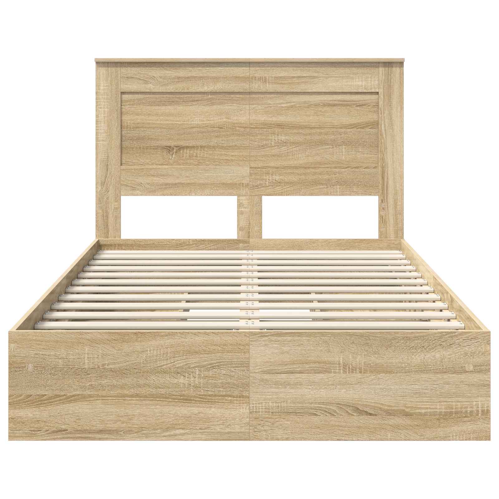 Krevet s od storage Sonoma hrast 120 x 200 cm Konstruirano drvo