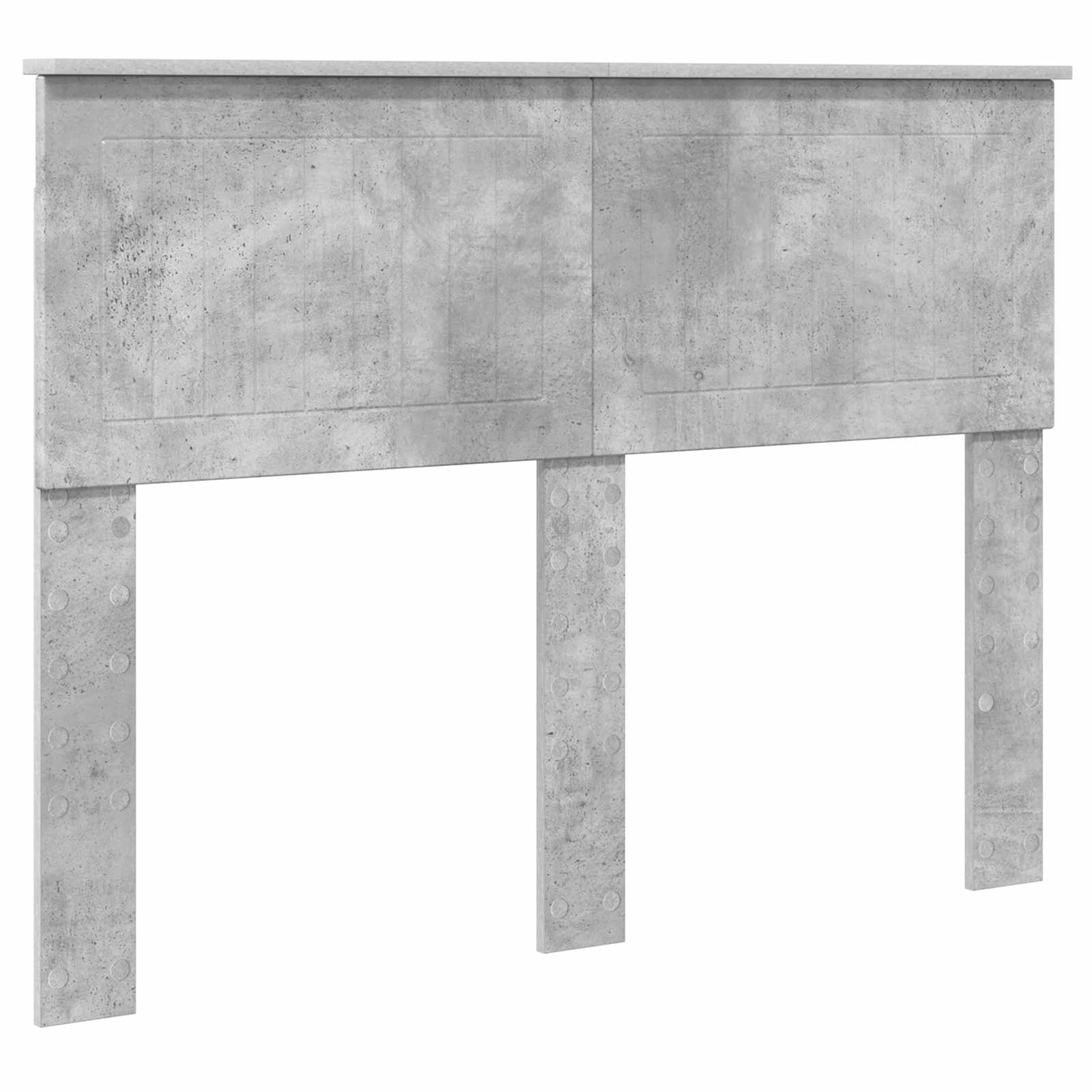 Krevetna konstrukcija Beton 120 x 200 cm Čvrsto borovo drvo