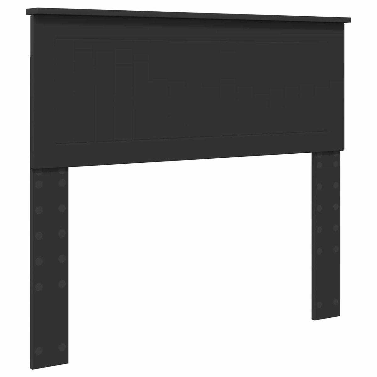 Krevetna konstrukcija Crna 100 x 200 cm Čvrsto borovo drvo