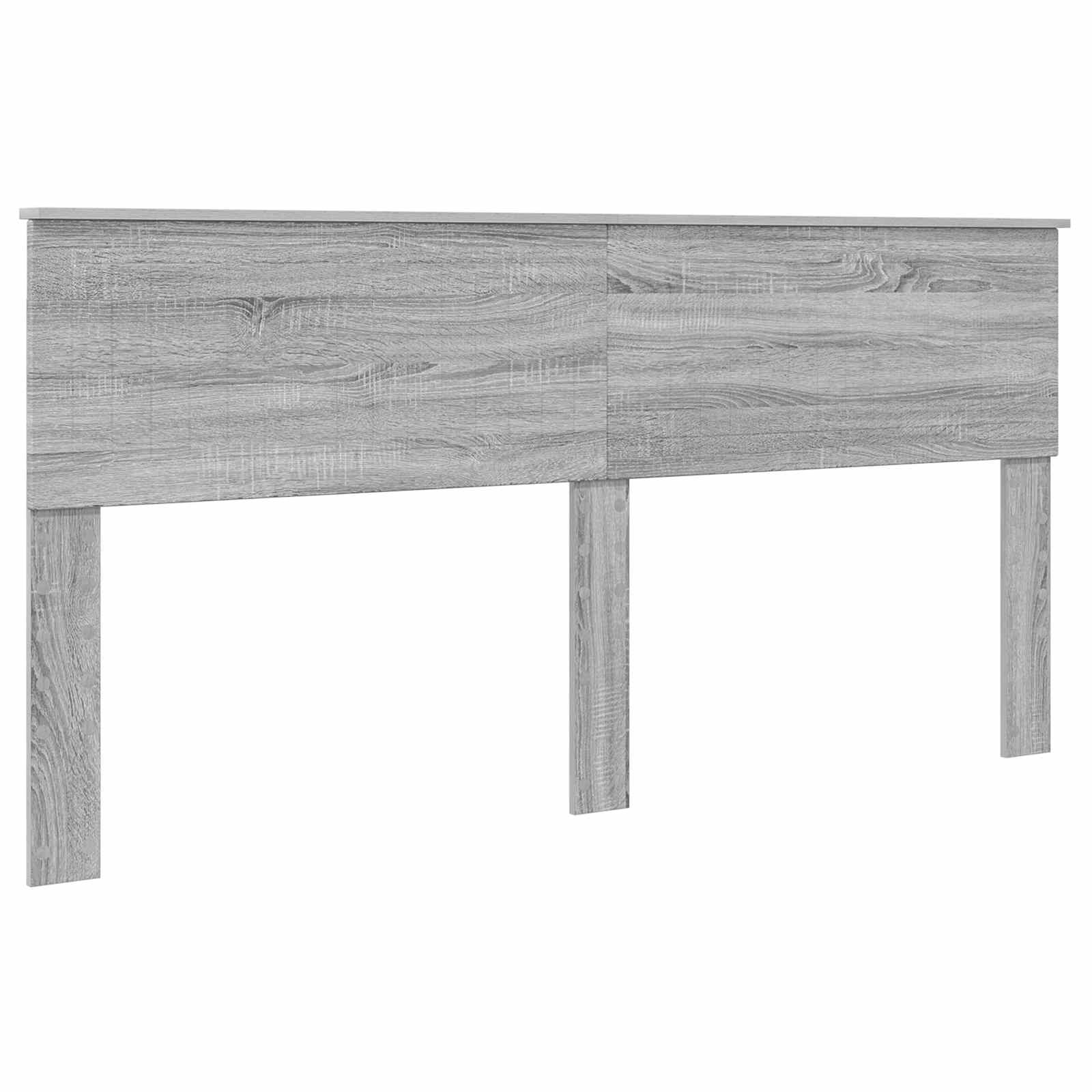 Krevetna konstrukcija Siva Sonoma 180 x 200 cm Inženjersko Drvo