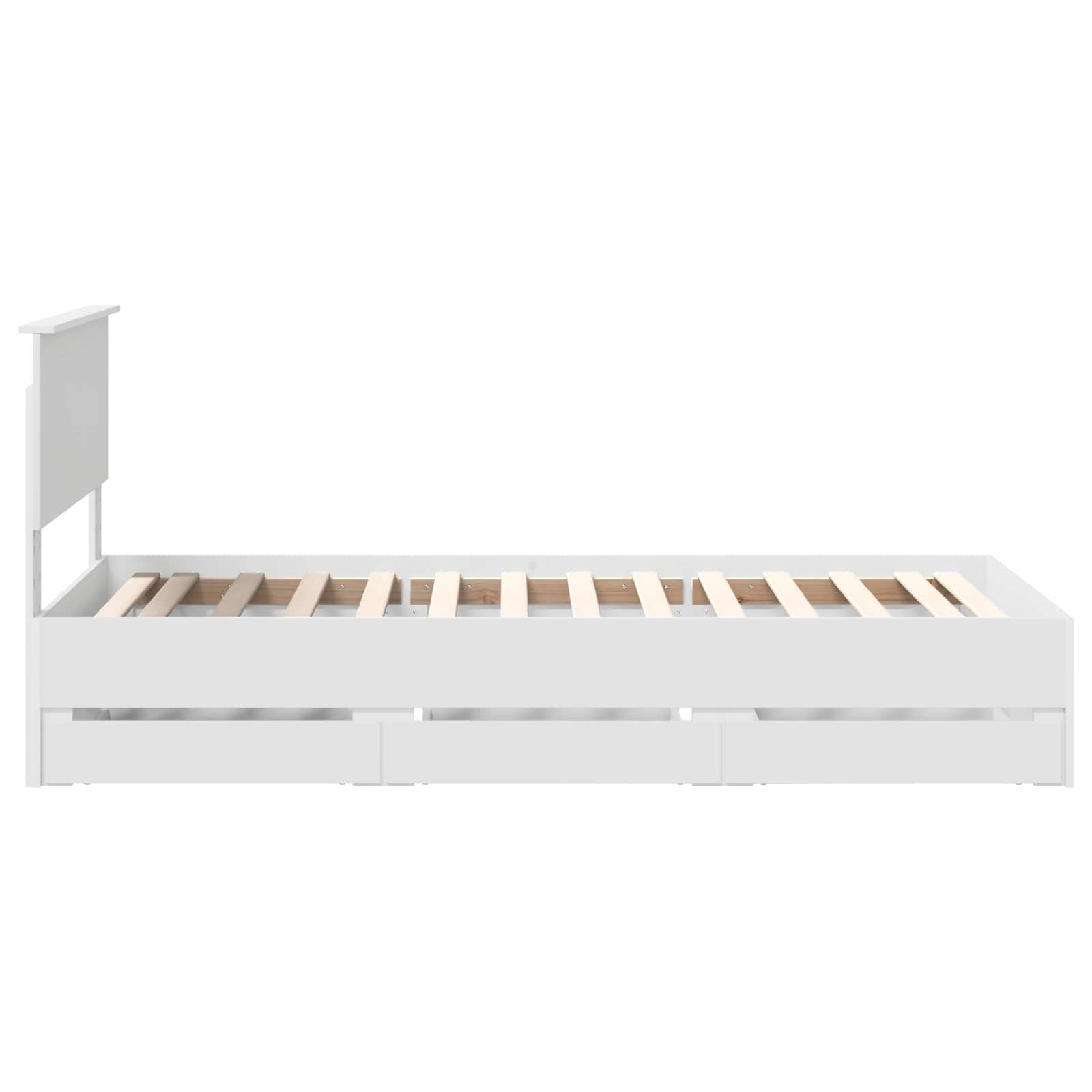 Krevetna konstrukcija Bijelo 90 x 200 cm Inženjersko Drvo