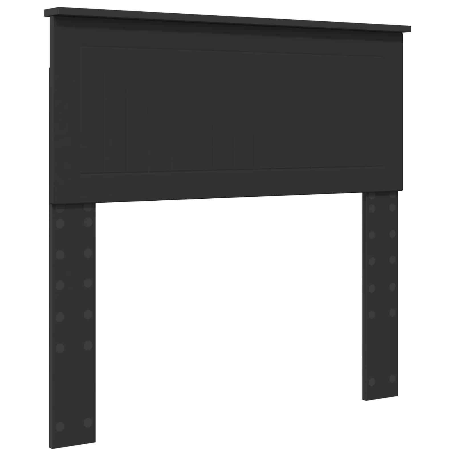 Krevetna konstrukcija Crna 90 x 200 cm Inženjersko Drvo