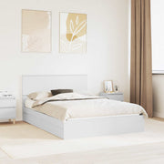 Krevet s od storage Bijelo 140 x 190 cm Konstruirano drvo